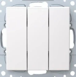 1+1+1-kytkin Abb Saga, uppoasennus, 16AX, 250V, IP21, UKJ, 0X, valkoinen