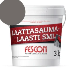 Laattasaumalaasti Fescon SML tummanharmaa 3 kg