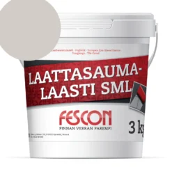 Laattasaumalaasti Fescon SML vaaleanharmaa 3 kg