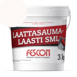Laattasaumalaasti Fescon SML valkoinen 3 kg