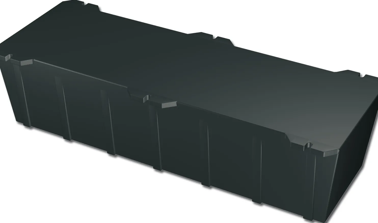 Laituriponttoni Inora 530, 50x77x200cm musta