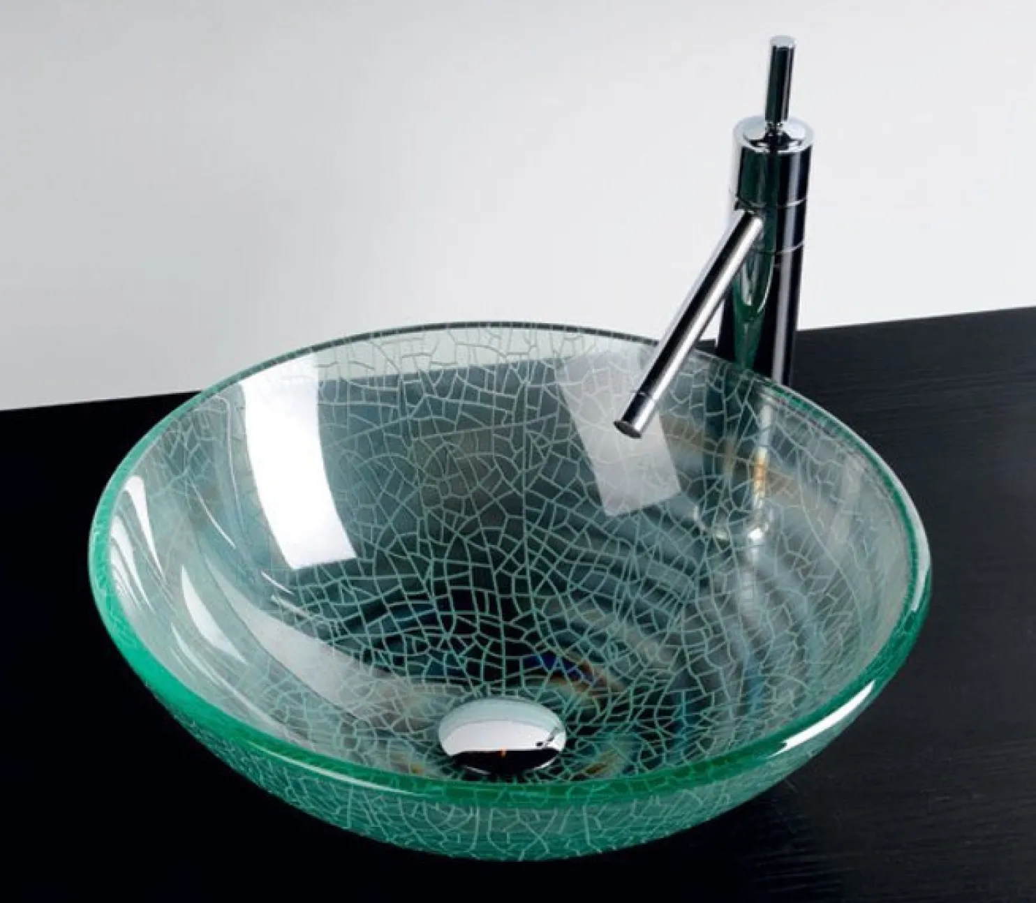 Lasiallas Interia Ice, pöytätasolle, 420 X 420 X 140 mm