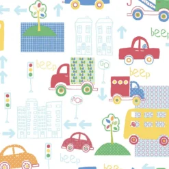 Lastenhuoneen tapetti Galerie Just 4 Kids II G56009-11, auto