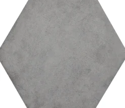 Lattialaatta Kymppi-Lattiat Concrete hex Antracite 14x16cm
