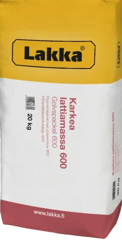 Lattiatasoite Lakka 600, karkeamassa, eri kokoja
