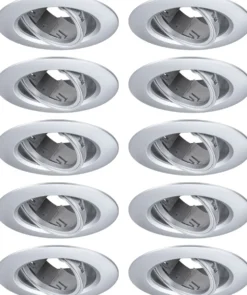 LED-alasvalo Paulmann Ø90mm kääntyvä 30° GU10 max. 10W upotettava, eri vaihtoehtoja