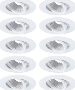 LED-alasvalo Paulmann Ø90mm kääntyvä 30° GU10 max. 10W upotettava, eri vaihtoehtoja