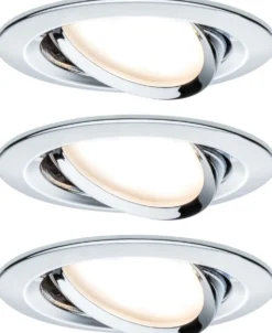 LED-Alasvalosetti Paulmann Nova 3-osainen suunnattava himmennettävä 2700K eri värejä