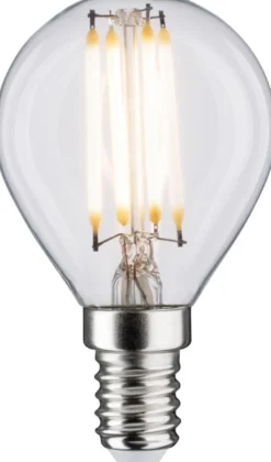 LED-filamenttilamppu Paulmann Drop, E14, 470lm, 4.8W, 2700K, himmennettävä, kirkas