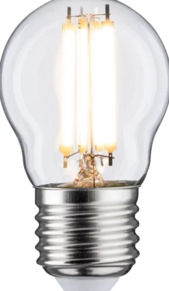LED-filamenttilamppu Paulmann Drop, E27, 800lm, 6.5W, 2700K, himmennettävä, kirkas