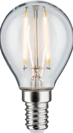 LED-filamenttilamppu Paulmann Drop, E14, 250lm, 2.6W, 2700K, kirkas