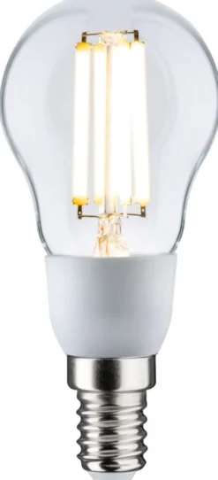 LED-filamenttilamppu Paulmann Eco-Line Drop, E14, 100mm, 525lm, 2.5W, 3000K, kirkas