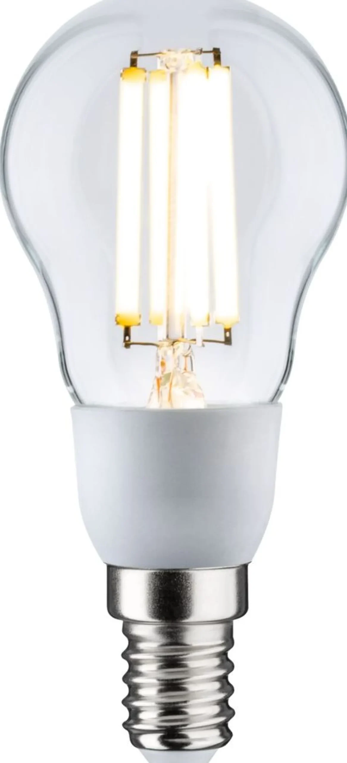 LED-filamenttilamppu Paulmann Eco-Line Drop, E14, 100mm, 525lm, 2.5W, 3000K, kirkas