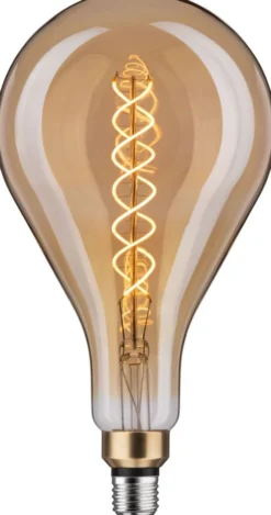LED-filamenttilamppu Paulmann 1879 Edition BigDrop, E27, 400lm, 7W, 1800K, himmennettävä, kulta