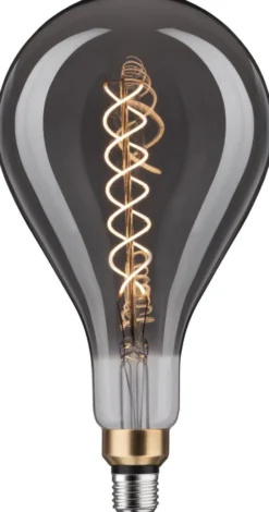 LED-filamenttilamppu Paulmann 1879 Edition BigDrop, E27, 200lm, 7W, 1800K, himmennettävä, savulasi