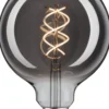 LED-filamenttilamppu Paulmann 1879 Edition Globe, G125, E27, 130lm, 4W, 1800K, himmennettävä, savulasi