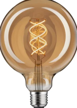 LED-filamenttilamppu Paulmann 1879 Edition Globe, G125, E27, 230lm, 4W, 1800K, himmennettävä, kulta