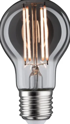 LED-filamenttilamppu Paulmann 1879 Edition Pear, E27, 350lm, 7.5W, 1800K, himmennettävä, savulasi