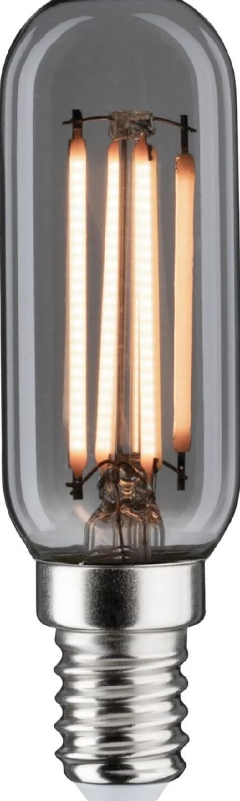 LED-filamenttilamppu Paulmann 1879 Edition Tube, E14, 130lm, 4W, 1800K, himmennettävä, savulasi