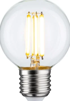 LED-filamenttilamppu Paulmann Globe, G60, E27, 806lm, 7W, 2700K, himmennettävä, kirkas