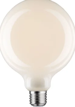 LED-filamenttilamppu Paulmann Globe, G125, E27, 470lm, 5.6W, 2700K, himmennettävä, opaali