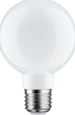 LED-filamenttilamppu Paulmann Globe, G80, E27, 806lm, 7.5W, 2700K, himmennettävä, opaali