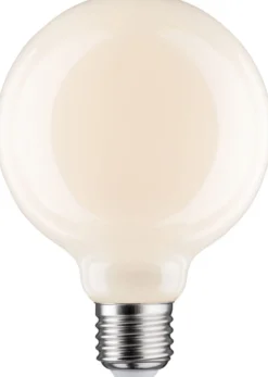 LED-filamenttilamppu Paulmann Globe, G95, E27, 470lm, 5.6W, 2700K, himmennettävä, opaali