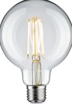 LED-filamenttilamppu Paulmann Globe, G95, E27, 806lm, 7.5W, 2700K, kirkas