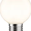 LED-filamenttilamppu Paulmann Globe, G60, E27, 780lm, 7W, 2700K, opaali