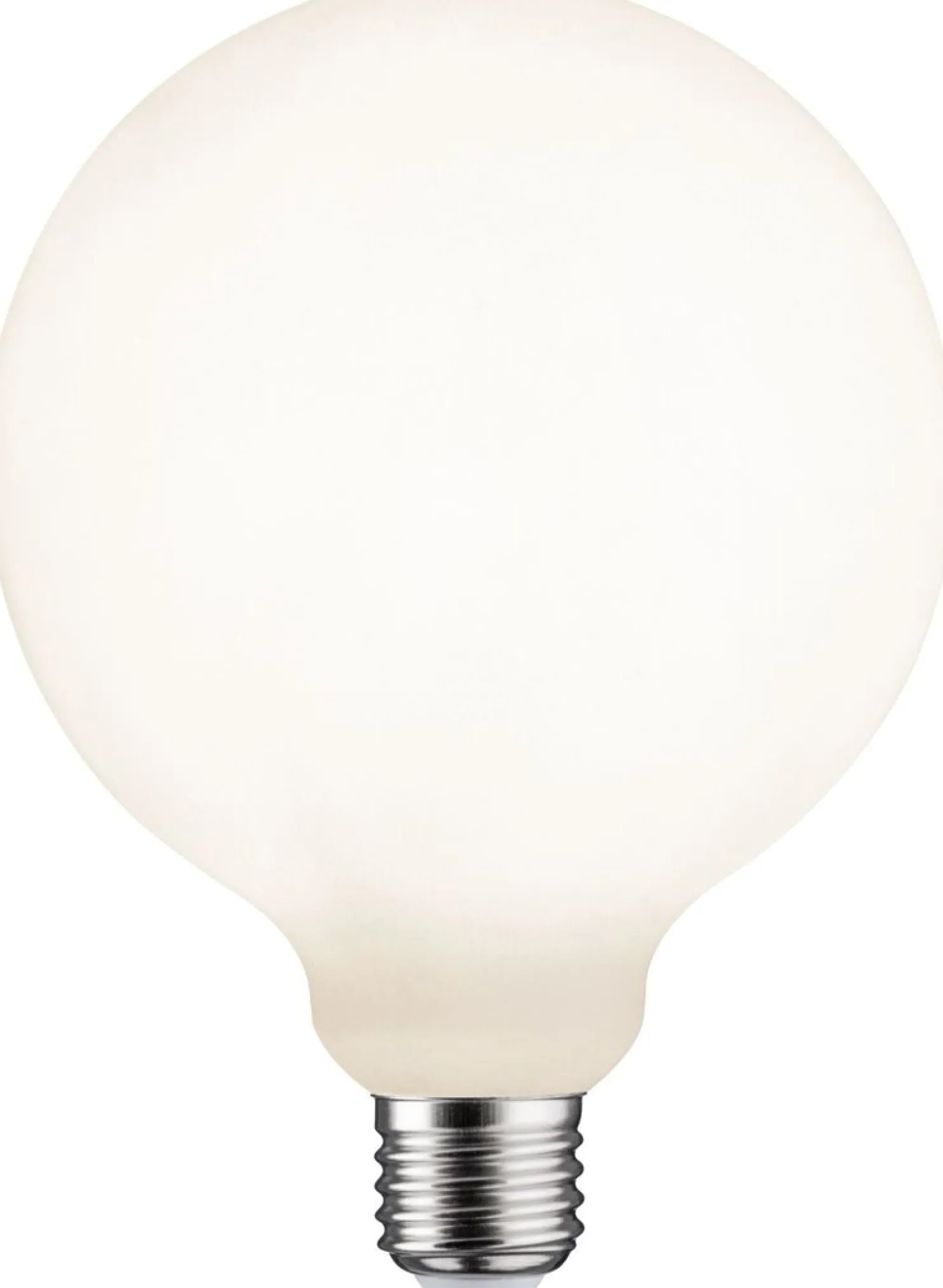 LED-filamenttilamppu Paulmann Lampion Globe, G125, E27, 400lm, 4.3W, 3000K, himmennettävä, valkoinen