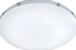 LED-kattovalaisin Apart Ø 410x100 mm IP44 kromi himmennettävä