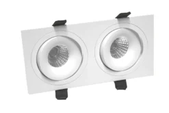 LED-kohdevalaisin FTLIGHT QSPOT, 2x5W, IP44, himmennettävä, valkoinen, eri vaihtoehtoja