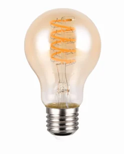 LED-lamppu Trio E27, filament vakiokupu 7W, 400lm 1800K, ruskea, switch dimmer