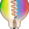 LED-älylamppu Paulmann Smart Home Zigbee 3.0 Globe, G95, E27, 470lm, 6.3W, RGBW+, filamentti, himmennettävä, kulta