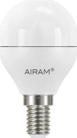 LED-pienkupulamppu Airam Pro P45 840 DIM, E14, 4000K, 470lm, OP, himmennettävä