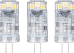 LED-pistokantalamppu Paulmann Pin Base, 12V, G4, 200lm, 1.8W, 2700K, kirkas, 3kpl