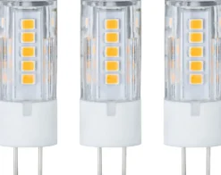 LED-pistokantalamppu Paulmann Pin Base, 12V, GY6.35, 300lm, 3.5W, 2700K, kirkas, 3kpl
