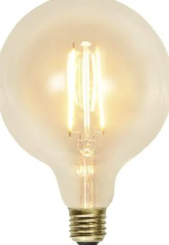LED-polttimo Star Trading Soft Glow E27 G125 2,3W 2100K