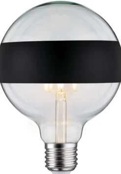 LED-rengaspeililamppu Paulmann Modern Classic Edition Globe, E27, 640lm, 6.5W, 2700K, himmennettävä, mattamusta