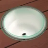 LED-valaistu saunakiulu Cariitti poistoaukolla