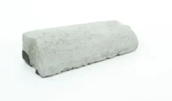 Liimattava madalluskivi Rudus 12>6 cm oikea 390x130 mm sileä harmaa