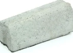 Liimattava madalluskivi Rudus 16>12 cm vasen 390x130 mm sileä harmaa