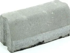 Liimattava reunakivi Rudus kaarre R2500 kupera 390x130x160 mm sileä harmaa