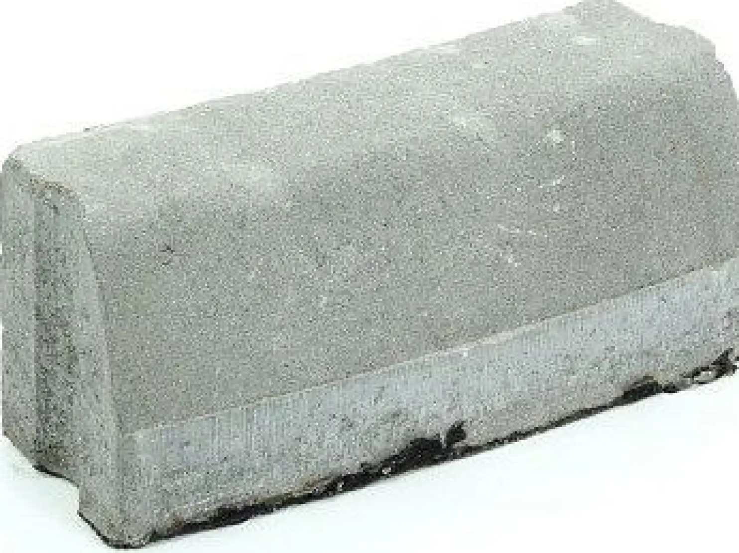 Liimattava reunakivi Rudus kaarre R2500 kupera 390x130x160 mm sileä harmaa