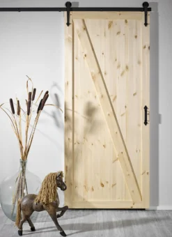 Liukuovi seinän päälle Stella Loft Basic puuvalmis eri kokoja
