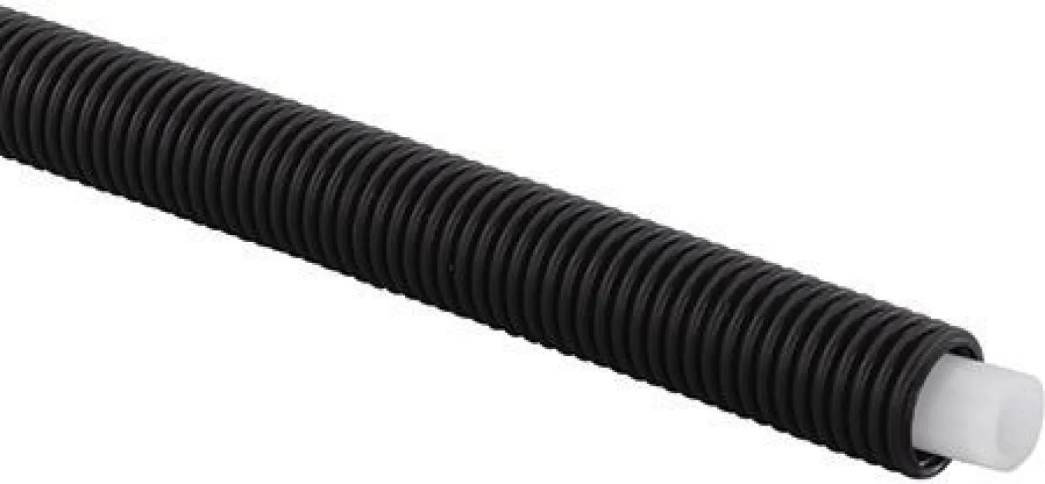 Lämpöjohtoputki suojaputkessa Uponor Radi Pipe 25x2,3 mm 34/28 mm 25 m musta