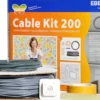 Lämpökaapelipaketti Ebeco Cable Kit 200, eri vaihtoehtoja