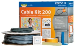 Lämpökaapelipaketti Ebeco Cable Kit 200, eri vaihtoehtoja