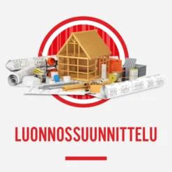 Luonnossuunnittelu uusi talo 2-kerroksinen/100-200m2