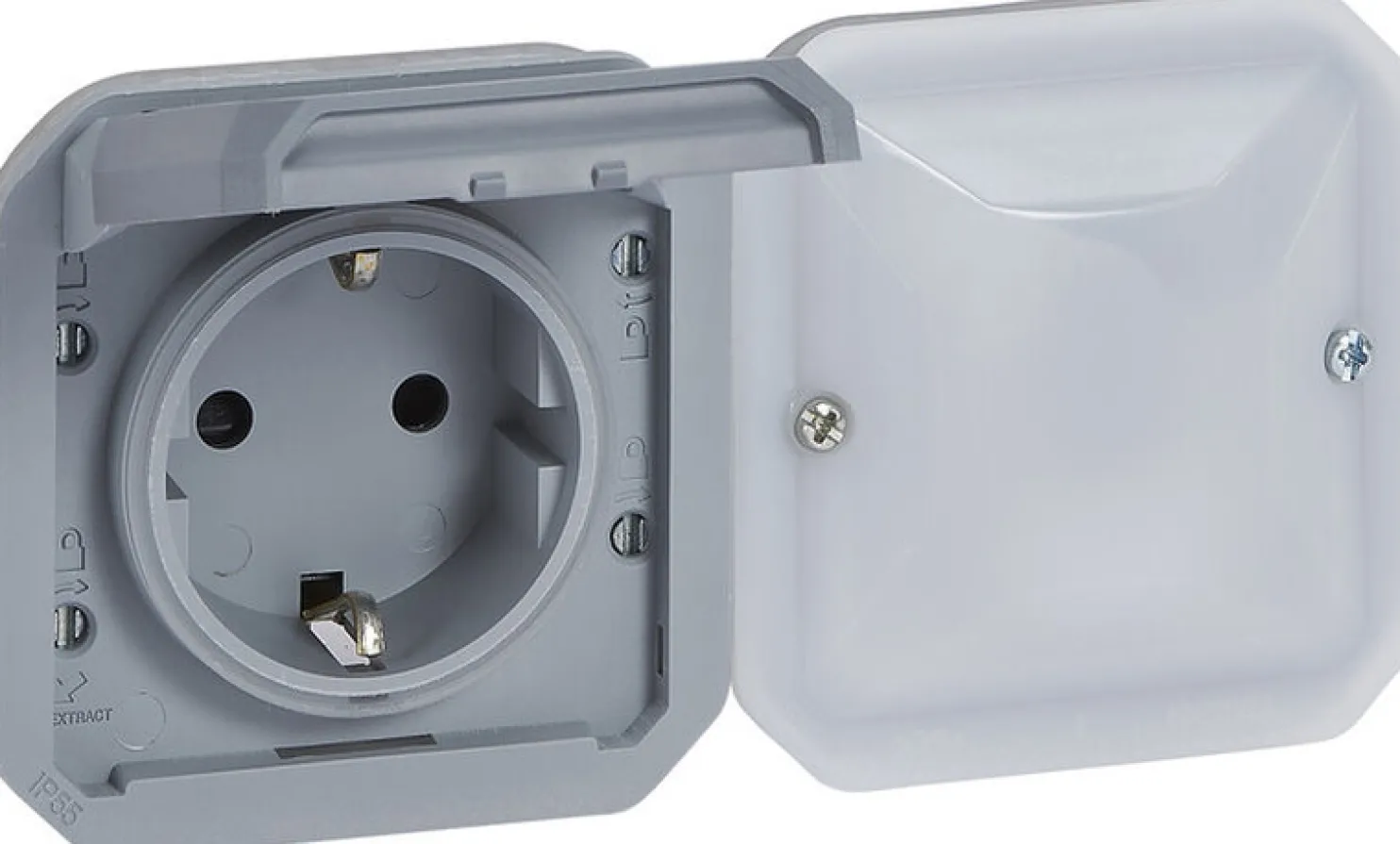 Älypistorasiamekanismi Legrand Plexo with Netatmo 16 A IP55, harmaa